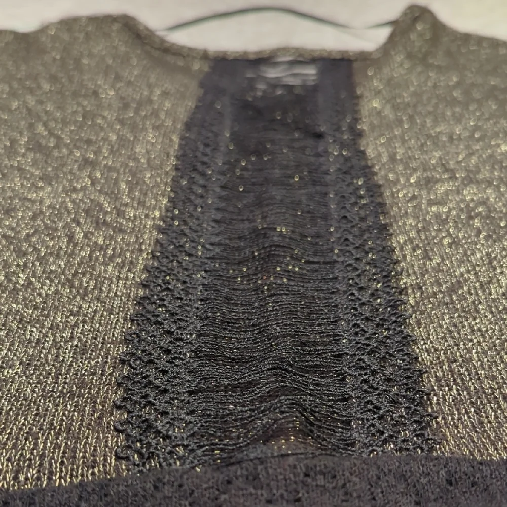 Miss Me Gold and Brown Knit Sweater Size Large - Picture 4 of 8